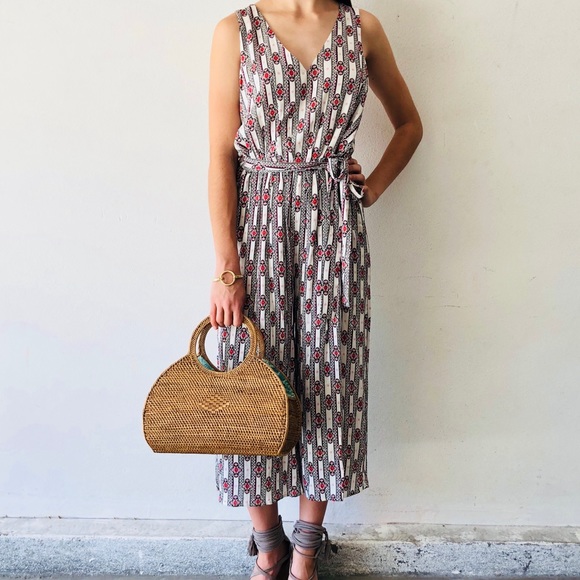 Everly Other - Sleeveless Cropped Boho Jumpsuit